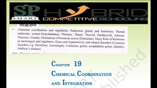 PART 11  NEET  NCERTPYQs  CHAP 19  CHEM COORDINATION amp INTEGRATION  11TH  BIO [upl. by Weywadt]