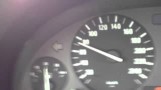 BMW E39 520i acceleration 0100 kmh [upl. by Ruelle]