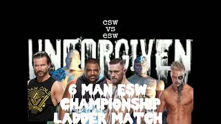 CSW vs ESW UNFORGIVEN match card [upl. by Anialam511]