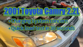 2001 Camry 22  Quick tip when testing an alternator you should ALWAYS do this [upl. by Socha]