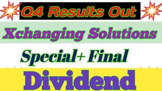 Xchanging Solutions q4 Results 2024  Xchanging Solutions Share Latest News Today  Dividend Results [upl. by Ttcos]