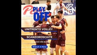 UniTrento Volley  Scanzorosciate Bergamo • PlayOff Serie B 2324 [upl. by Nagek424]