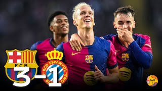 Le Barça plie lEspanyol en 45 minutes Olmo est spécial ⚡️ Barça 31 Espanyol [upl. by Ozkum687]