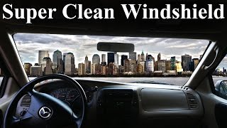 How to Super Clean the INSIDE of Your Windshield No Streaks [upl. by Ilise]