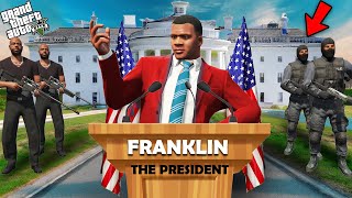 GTA 5  Franklins First Day As A President Of Los Santos And Get Attacked In GTA 5 [upl. by Roch397]