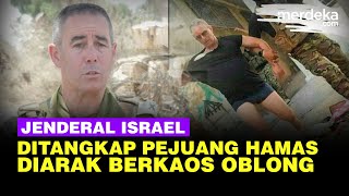 Penampakan Jenderal Israel Diarak Pejuang Hamas Cuma Pakai Kaos dan Celana Pendek [upl. by Ehgit921]