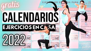 ❤️Nuevo calendario de rutinas de Ejercicios en Casa GRATIS Cómo descargar calendario 2022 [upl. by Ellen168]