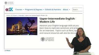 UpperIntermediate English Modern Life MOOC Introduction   UPV [upl. by Merton570]