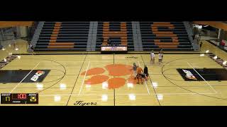 Lawrenceburg High School vs Greensburg High School Womens Varsity Volleyball [upl. by Oravla]