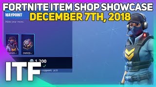 Fortnite Item Shop NEW WAYPOINT SKIN AND GLIDER December 7th 2018 Fortnite Battle Royale [upl. by Sihonn966]