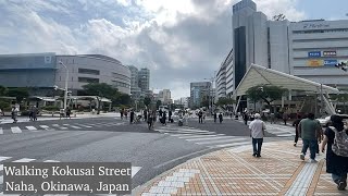 Walking at Kokusai Street  Naha Okinawa Japan [upl. by Nawram]