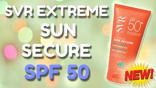 SVR EXTREME SUN SECURE SPF 50  opinions skin test INCI [upl. by Leinad]