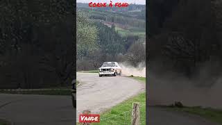 New rally de trois ponts 2024 rally rwd show ford legend [upl. by Samella]