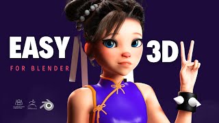 Easily create 3D Characters for Blender FAST [upl. by Norean]