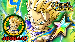 100 EZA F2P TEQ SSJ2 CABBA LEVEL 10 LINKS  STICKER EFFECT Dragon Ball Z Dokkan Battle [upl. by Sukey639]