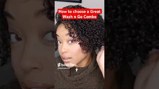 How to Choose a Great Wash N Go Combo selfcare naturalhair 4a [upl. by Newol]