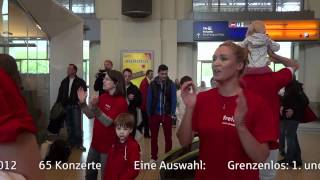 Flashmob der Freiheit Hauptbahnhof Hannover 2012 [upl. by Alleda]