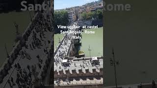 View at Castel SantAngelo Rome Italy [upl. by Hal]