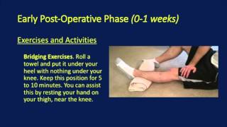 Knee Partial Meniscectomy  Post Operative Rehabilitation Protocol [upl. by Eiroj]