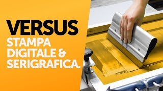 Spiegazione della stampa digitale e serigrafica [upl. by Wieren]