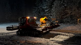 Schneefenster  Aufbau der Schneekanonen [upl. by Icnarf]