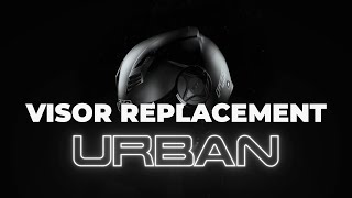 FTR Helmets Urban  How to change visor [upl. by Enram]