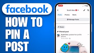 How to Pin a Post on Facebook 2024  Complete Tutorial [upl. by Sajovich913]