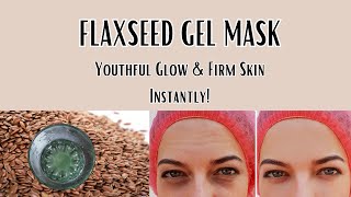 Flaxseed Gel Face Mask for tight and Glowing Skin [upl. by Deane855]