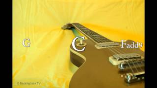 Pop Guitar Backing Track in CMajor [upl. by Haliled745]