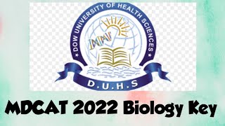 MDCAT 2022  Biology Key  Sindh Test [upl. by Darb]