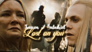 Sauron X Galadriel the rings of power edit  lost on you [upl. by Sashenka702]