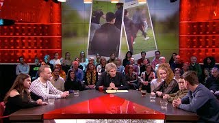 DWDD Jongerenpanel  mishandeling Tommy Spijkenisse [upl. by Allecnirp]