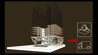 Unitised façade system installation [upl. by Ambrosia]