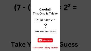 Be Careful This is tricky math maths shorts [upl. by Assened]