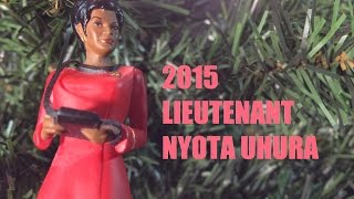 Day 8 Lieutenant Nyota Uhura 2015 Hallmark keepsake Ornament [upl. by Devi]