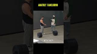 Anatoly stealing dumbbell 😧anatoly gym prank [upl. by Eyatnod]