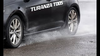 Tyres that can handle the wet Bridgestone Turanza T005 demo [upl. by Airdnassac]