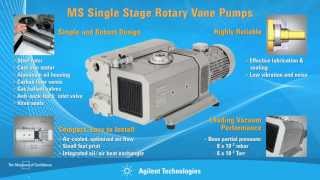 Agilent High Capacity MS Rotary Vane Pumps [upl. by Noseyt]