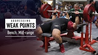 Addressing Weak Points  Bench  MidRange  JTSstrengthcom [upl. by Medorra]