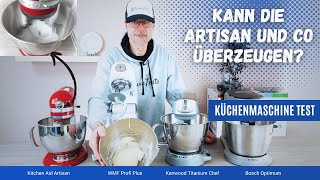 Küchenmaschine Test 2024 Die besten Küchenmaschinen im XXL Praxistest Kann KitchenAid überzeugen [upl. by Llennor]