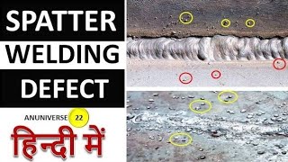 Spatter  Welding Defect  Types of Welding Defects  ITI Welder [upl. by Luing]