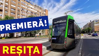 REȘIȚA ❌ PRIMA CĂLĂTORIE CU NOUL TRAMVAI LINIA DE TRAMVAI UNIVERSITATE  INTIM ❌ 1 IUNIE 2024 [upl. by Onairotciv376]