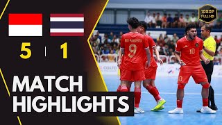 HIGHLIGHTS TIMNAS FUTSAL INDONESIA vs THAILAND • SEMI FINAL AFF FUTSAL CHAMPIONSHIP 2024 [upl. by Aicnerolf]