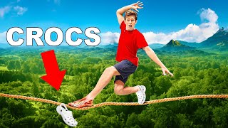 I Tried Extreme Sports in Crocs [upl. by Rialcnis]