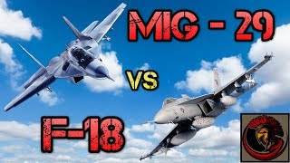 MiG29 Fulcrum vs F18 Hornet  Naval Air Power [upl. by Anialahs]