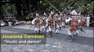 Javanese Gamelan quotmusic and dancequot  Groovypedia Ubud [upl. by Natascha]