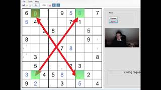 Sudoku Tricks The XWing And How To Spot It [upl. by Sarajane]