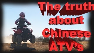 Chinese ATV review how do they hold up to years of riding 110cc ATV [upl. by Atterg]