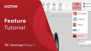 LiveTransfer  Geomagic Design X Tutorial [upl. by Neibaf]