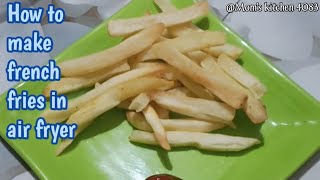 After two months Im back with my new air fryer and delicate french fries recipe😋😋😋😋 [upl. by Montgomery]